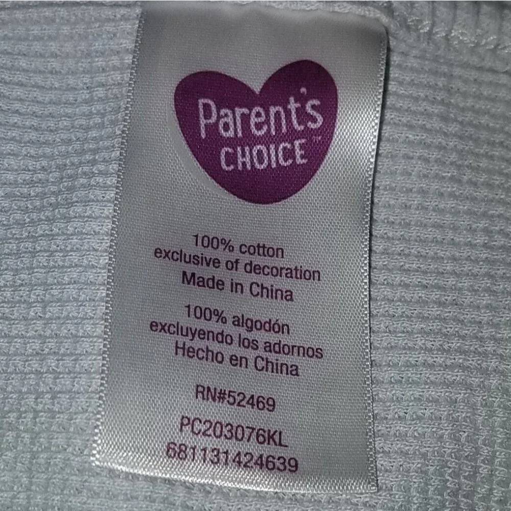 Parent's Choice Sheep Lamb Waffle Knit Cotton Thermal Baby Blanket Moon Stars